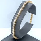 14k Yellow Gold 7.00 CT Diamond Tennis Bracelet