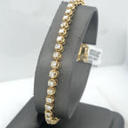 14k Yellow Gold 4.50 CT Diamond Tennis Bracelet, S107168