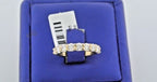 14k Yellow Gold 1.45 CT Diamond Shared Prong Ladies Band, 2.6gm, Size 6,