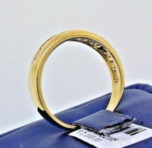 14k Yellow Gold 0.75 Princess Cut Diamond Men's Band, 4.4gm, Size 10