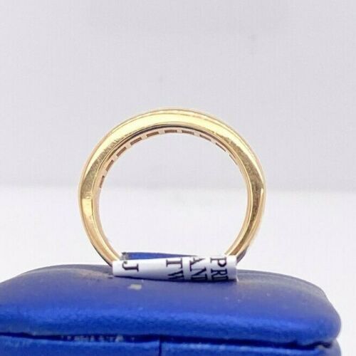 14k Yellow Gold 1.00 CT Princess Cut Diamond Ladies Wedding Band, 4 g