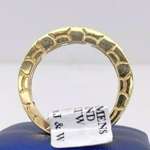 14k Yellow Gold 1.50 CT Diamond Men's Wide Band, 10 g, Size 10.5