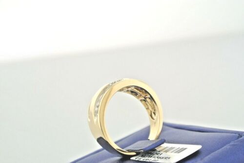 14k Yellow Gold 0.90 CT Diamond Men's Band, 9.7 g, Size 10