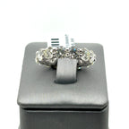 Platinum 7.50CT Diamond Shared Prong Eternity Band, 8.5gm, Size 6.75