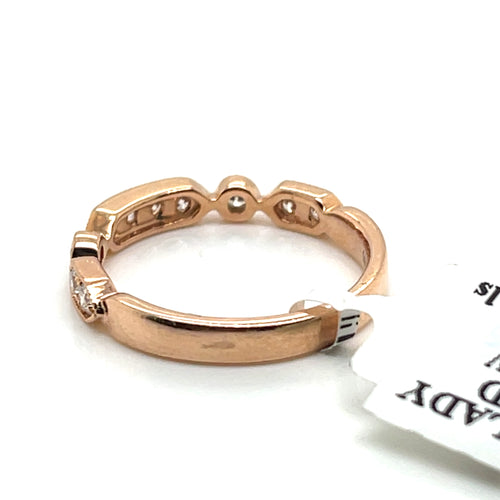 14k Yellow Gold 0.65 CT Diamond Ladies Band, 2.6g, Size 6