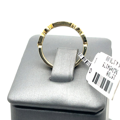 14k Yellow Gold 0.65 CT Diamond Ladies Band, 2.5g, Size 6,