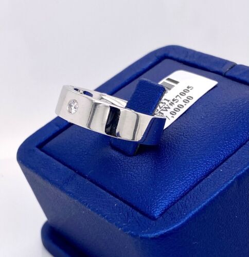 14k White Gold 0.50 Ct Diamond Men's Band, 12.1g, Size 6.5