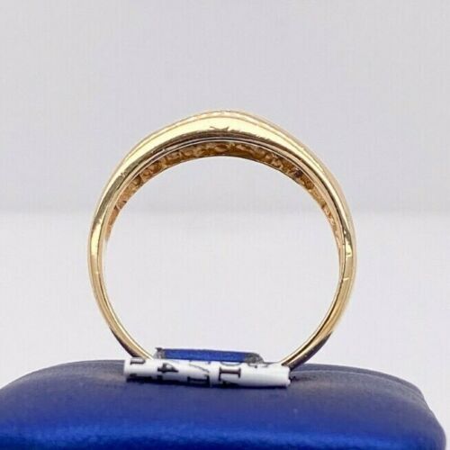 14k Yellow Gold 0.75 Ct Baguette Diamond Band, 4.3 g, Size 10.5