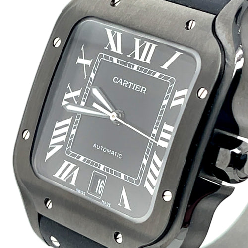 Cartier Santos de Cartier Steel & ADLC 39.8mm Brand New Watch