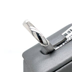 14k White Gold Men's Wedding Band, 4.9gm, Size 10