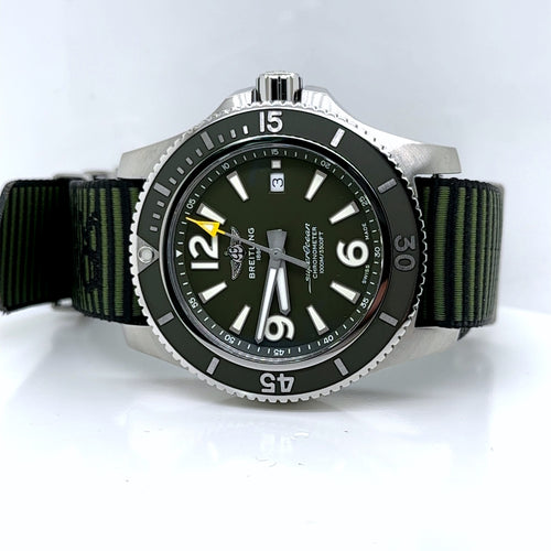 Breitling Superocean II Automatic Green Dial Men's Watch, 44mm