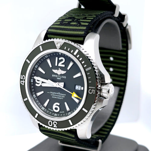 Breitling Superocean II Automatic Green Dial Men's Watch, 44mm