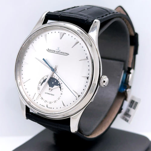 JAEGER LECOULTRE Master Ultra Thin Moon 39 mm - Silver Dial - Pre Owned