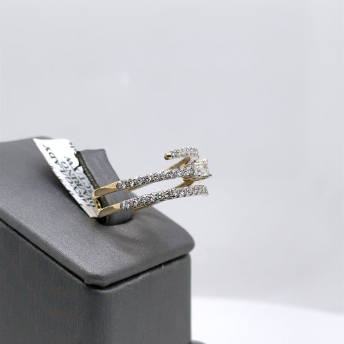 14k Yellow Gold 1.25 CT Diamond Ladies Band, 3.9g, Size