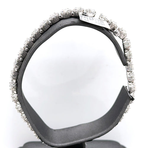 14k White Gold 9.00CT Diamond Tennis Ladies Bracelet, 17.2g, 7"