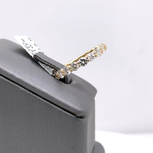 14k Yellow Gold 2.00CT Diamond Ladies Eternity Band, 2.0g, Size5.75