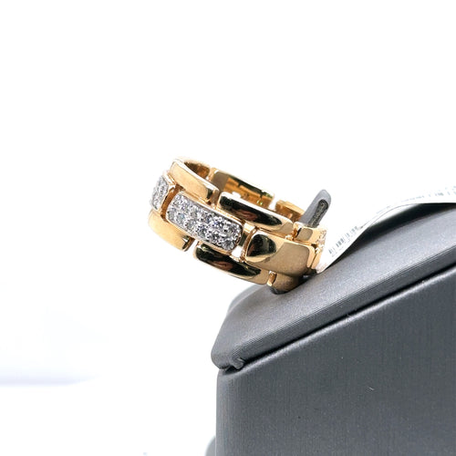 14k Yellow Gold 1.05 CT Diamond Men's Wedding Band, 11.5g, Size 10, S107386