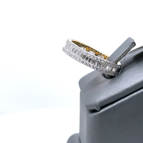 14k Yellow Gold 1.50CT Diamond Eternity Baguette Band, 2.5g, Size 6