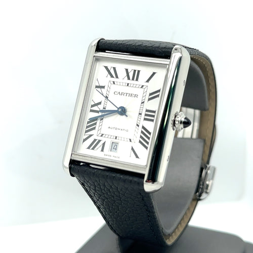 Cartier TANK Must Extra Large Steel Watch, WSTA0040