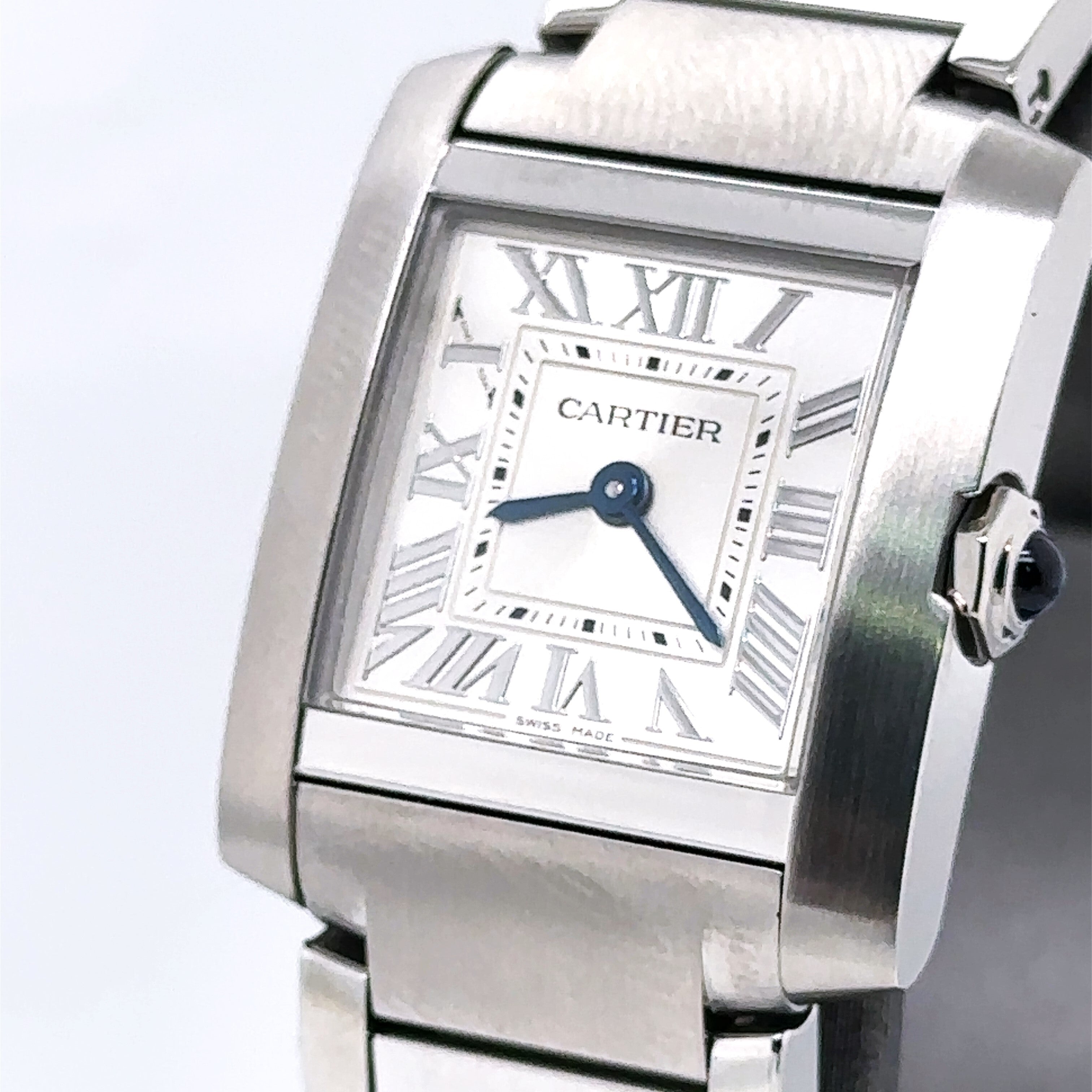 Cartier Tank Française - Small 21.2mm Steel Watch (WSTA0065) Box Papers Cartier TANK FRANÇAISE WATCH Small Womans WSTA0065 - Brand New main image 4