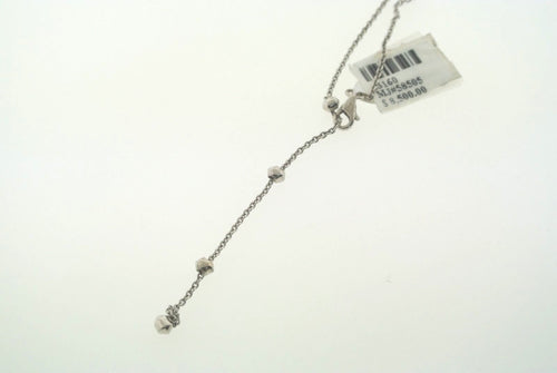 14K WHITE GOLD 1.50 CT DIAMONDS DANGLING PENDANT NECKLACE, 13.5GM, S13160