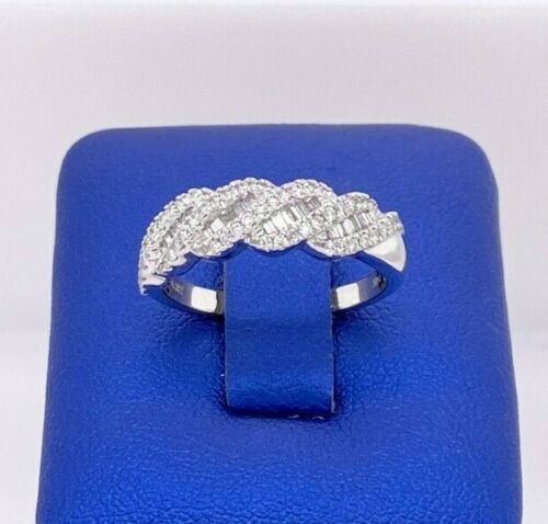 LADIES BAND 0.50CT ROUND DIAMOND 14K WHITE GOLD LADIES BAND 0.50CT ROUND DIAMOND 14K WHITE GOLD