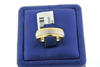 18k Yellow Gold & Platinum Comfort Fit Men's Band, 7.8gm, 6mm, Size 7