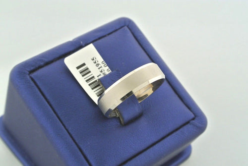 14k White Gold Men's Comfort Fit Band, 6.5gm, Size 10, 6mm, S104491