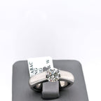 14k White Gold 1.10 Ct Diamond Tension Setting Ban, 9.2g, Size 6.25 S107491