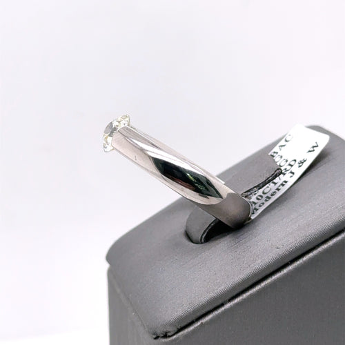 14k White Gold 1.10 Ct Diamond Tension Setting Ban, 9.2g, Size 6.25 S107491