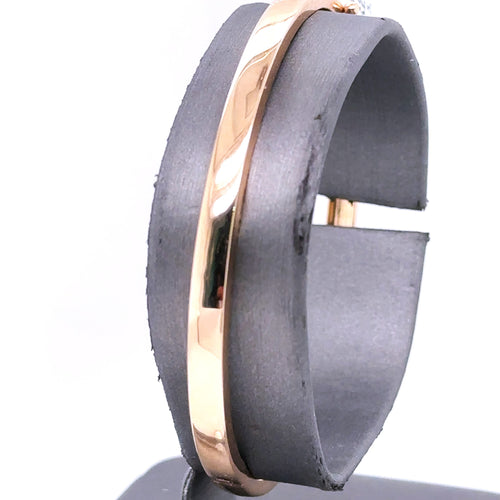 14k Rose Gold ladies Bangle Bracelet, 11.5gm, S107518