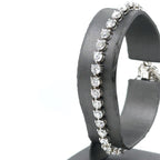 14k White Gold 9.65CT Diamond Tennis Ladies Bracelet, 9.4g, 7", S14871