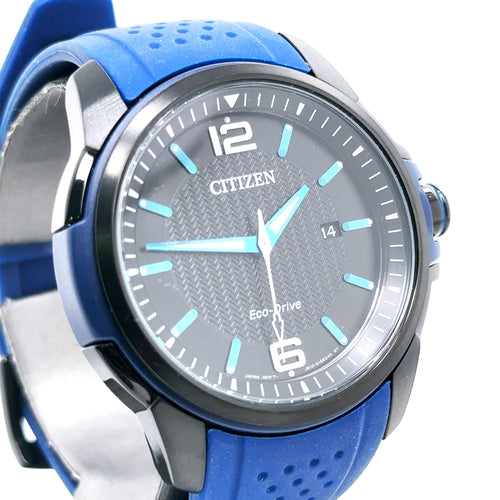 Citizen Weekender Eco Drive 44mm Stainless Steel Watch AW1655-01E