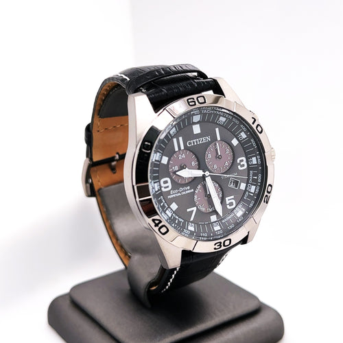 Citizen Brycen Eco Drive 43mm Super Titanium Watch BL5551-14H
