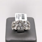 14K White Gold 3.00 CT Diamond Ladies Band, 8.8gm, Size 7 S107623