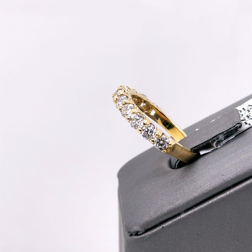 14k Yellow Gold 1.35 CT Diamond Ladies Wedding Band, 3.0G, S13230
