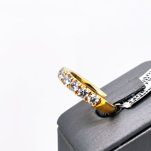 14k Yellow Gold 1.75 CT Diamond Ladies Wedding Band, 4.6G, S14553
