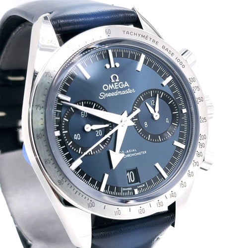 Omega SPEEDMASTER '57 CO‑AXIAL MASTER CHRONOMETER CHRONOGRAPH 40.5mm Blue Dial!