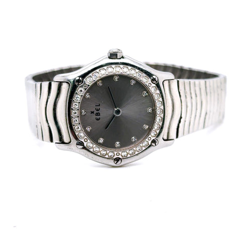 Ebel , 27MM, Diamond Bezel, Quarts Women's Watch