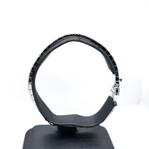 14k White Gold 3.00CT Diamond Tennis Ladies Bracelet, 14.1g, 7", S107670