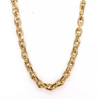 14k Yellow Gold Fancy Link Chain Necklace, 53.7gm, 24", S108133