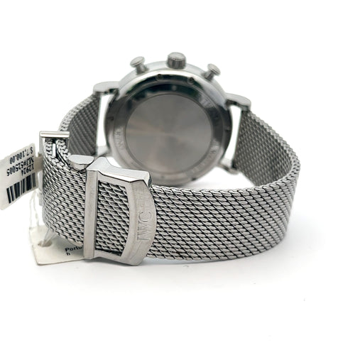 IWC Portofino Chrono Automatic 42 mm Watch - Silver Dial IW391009 Pre Owned