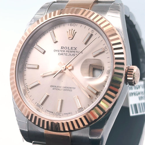 Pre-Owned Rolex Datejust 41mm, 2 tone 18k Rose Gold Watch, 126331, S103368 philadelphia