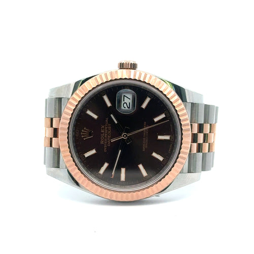 Pre-Owned Rolex Datejust 41mm, 2 tone 18k Rose Gold Watch, 126331, S14753 philadelphia