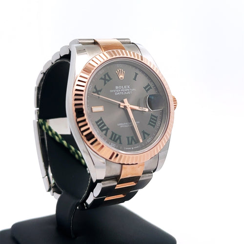 Pre-Owned Rolex Datejust 41mm, 2 tone 18k Rose Gold Watch, 126331, Fluted bezel Philadelphia