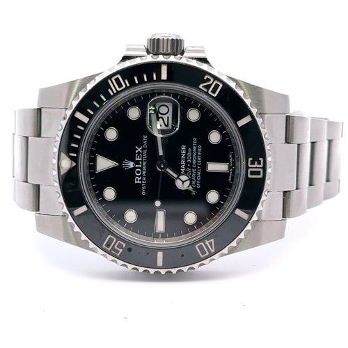 Pre-Owned Rolex Submariner 40mm Stainless Steel Watch 116610LN Ceramic bezel