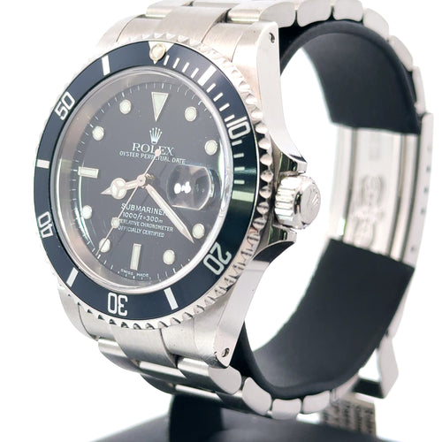 Pre-Owned Rolex Submariner Date 40mm Stainless Steel Watch 16610 S107526