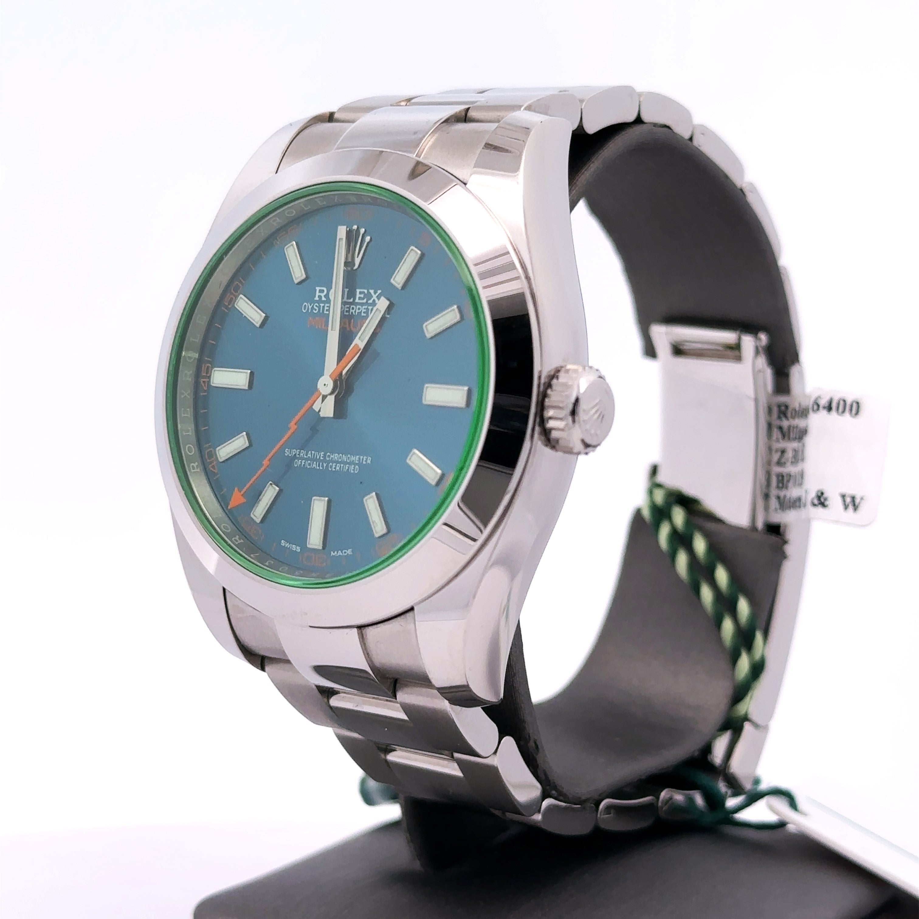 Pre Owned Rolex Rolex Milgauss Stainless Steel Blue Dial 40mm 116400G