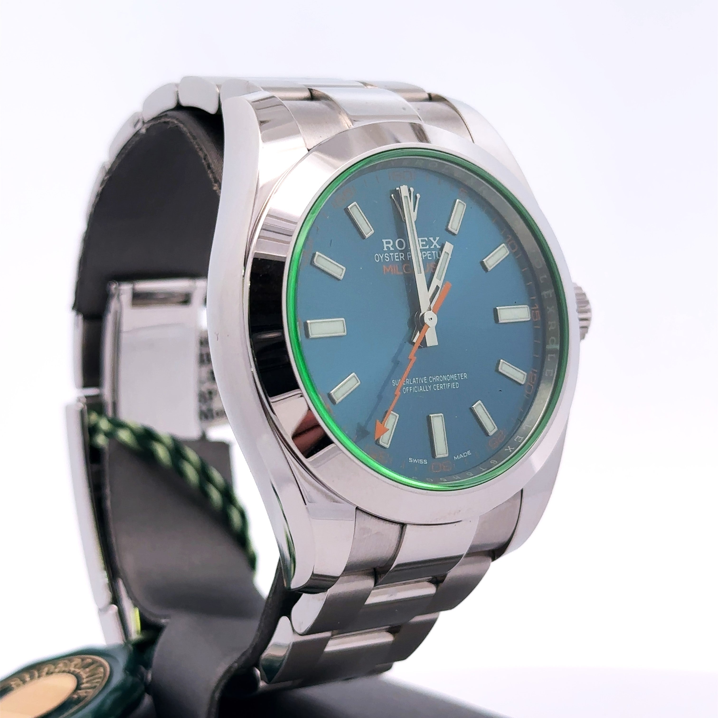 Pre-Owned Rolex Milgauss Stainless Steel Blue Dial, 40mm 116400GV