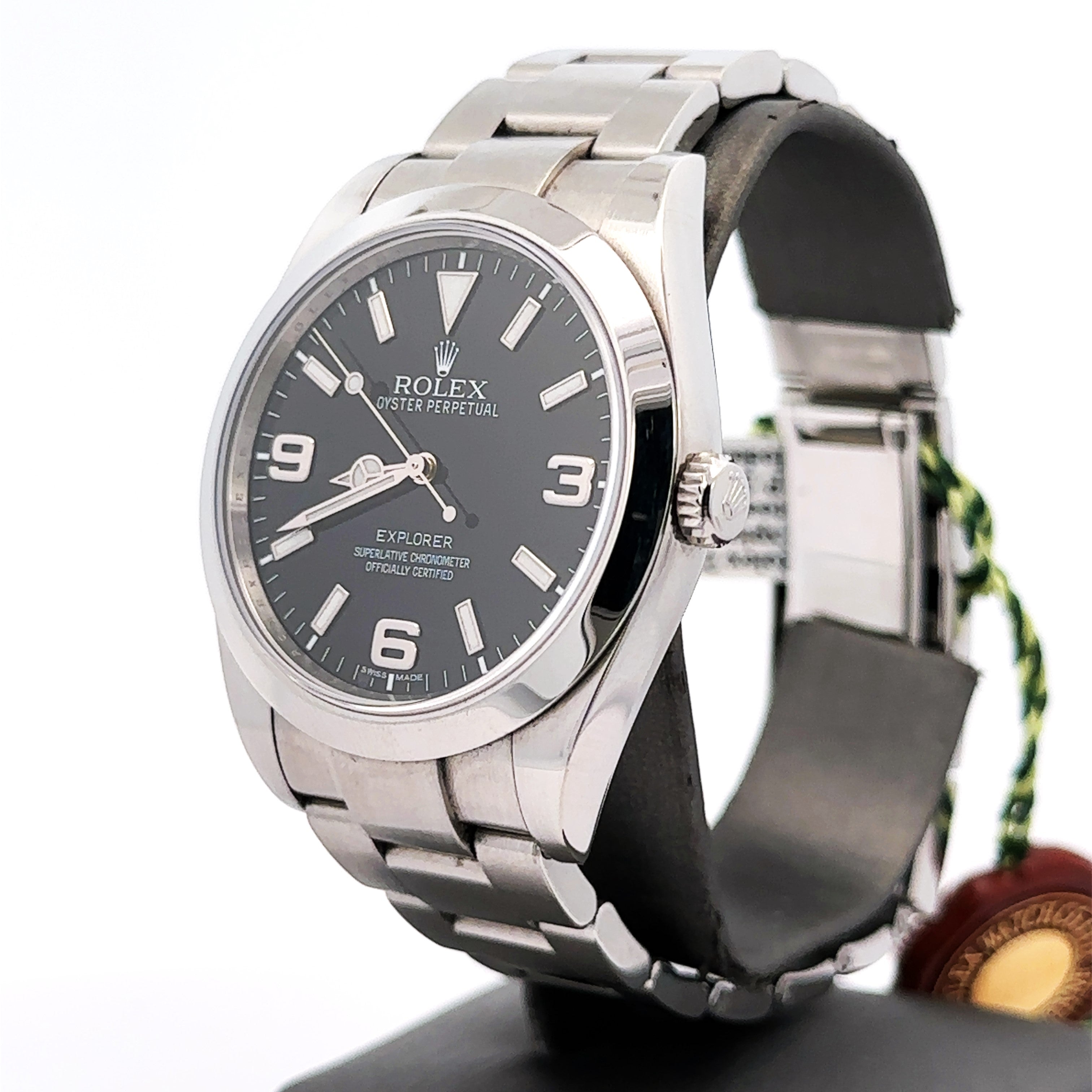 Pre Owned Rolex Explorer 39mm Stainless Steel Watch 214270 S103597
